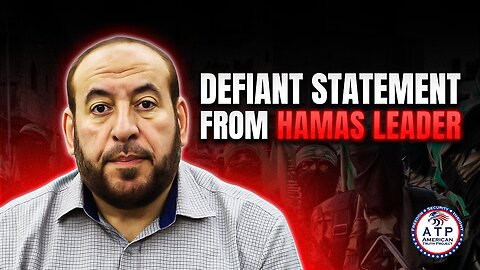 DEFIANT STATEMENT FROM HAMAS LEADER: GROUP REFUSES TO DISARM OR RECOGNIZE U.S .- BACKED EFFORTS