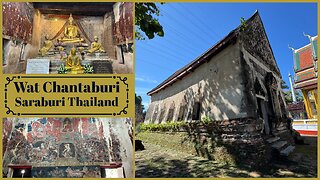Wat Chantaburi: Stunning 1833 Murals of Lao Yuan Village Life in Old Saraburi - Thailand 2025
