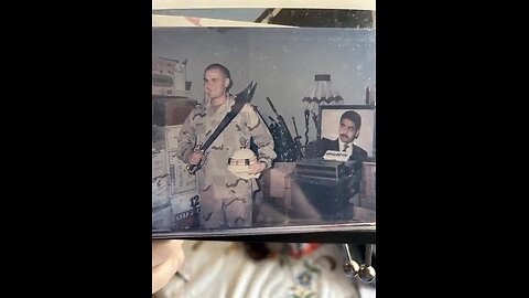 Me inside the basement at the Presidential palace in Iraq #veteran