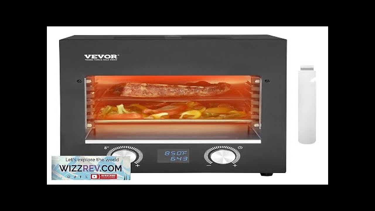 VEVOR Electric Steak Grill 1800W Smokeless Infrared Broiler Stainless Steel Home Review