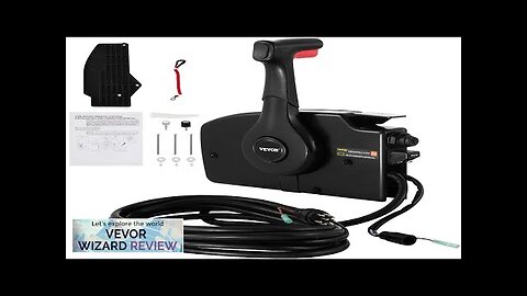 VEVOR Boat Throttle Control 881170A3 Boat Control Box with 8 Pins Outboard Review