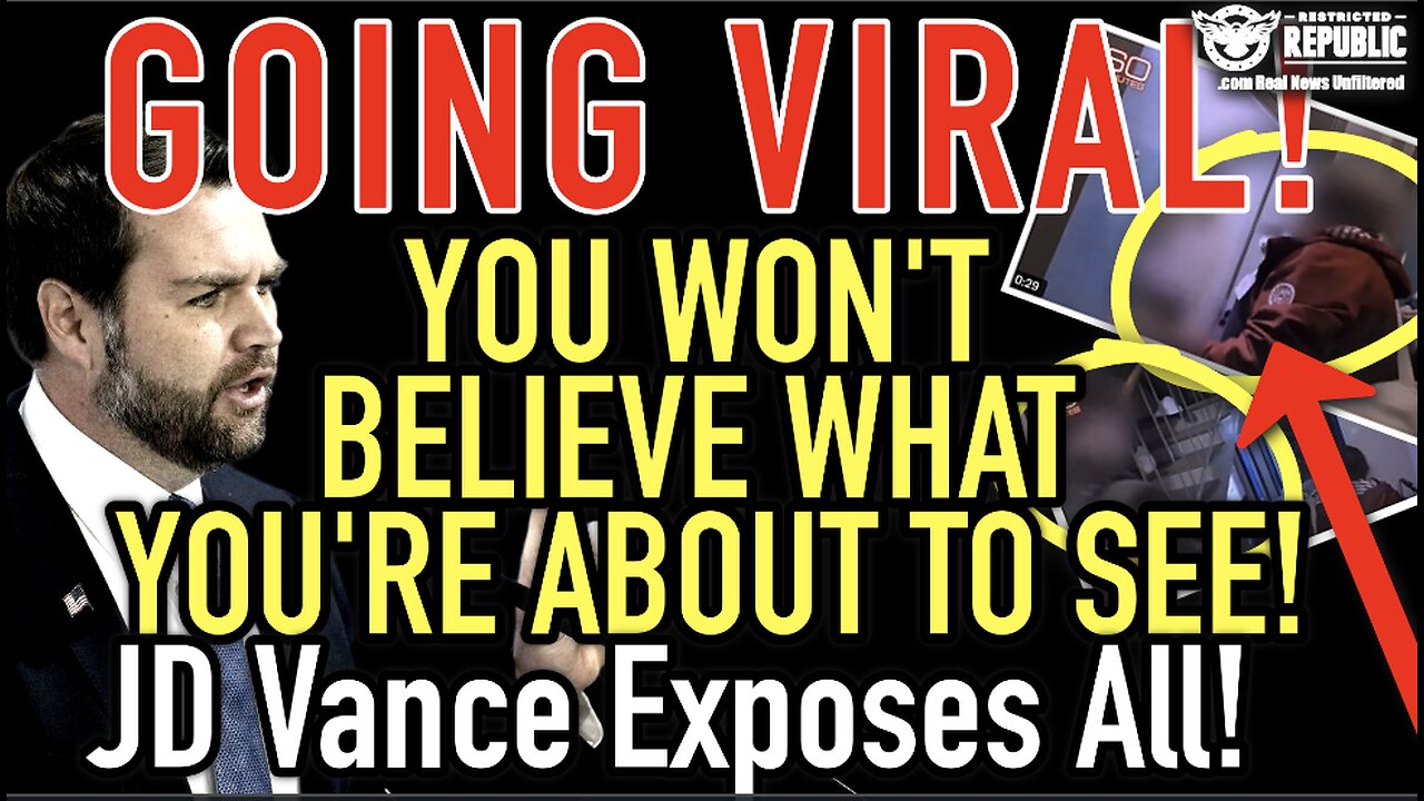 GOING VIRAL! You Won’t Believe What You’re About To See! JD Vance Exposes All!