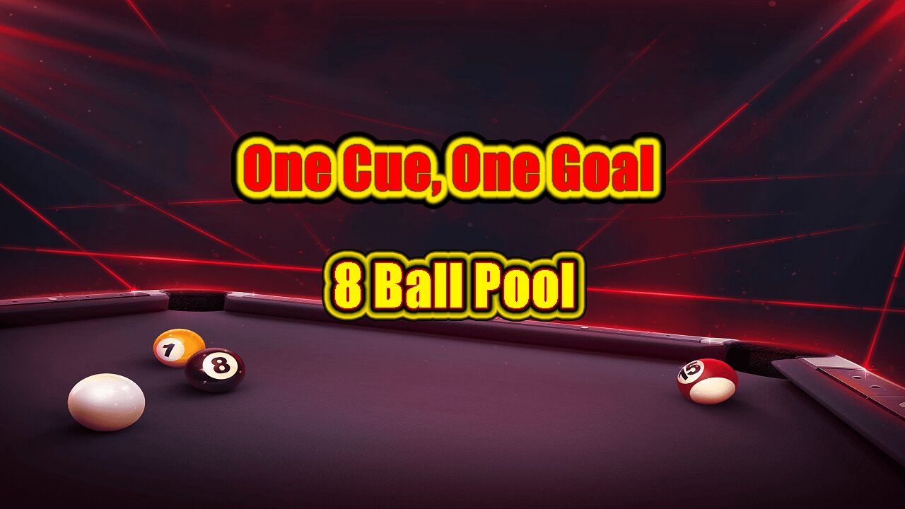 🎯 One Cue, One Goal – Pocket Everything 8 Ball Pool 🎱