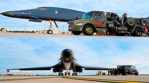 B-1B Lancer Airmen Push the Limits in Extreme Hot Pit Refuelling!