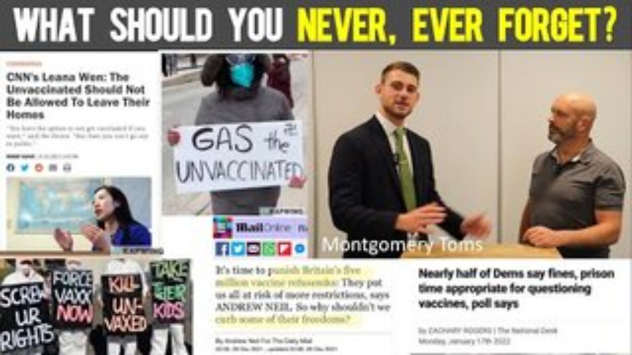 Why You Can Never Forget What They Did - with Montgomery Toms!