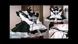 Women Maid Outfit Lolita Cosplay Cute Sexy Erotic Kawaii Cafe Costume Black Review