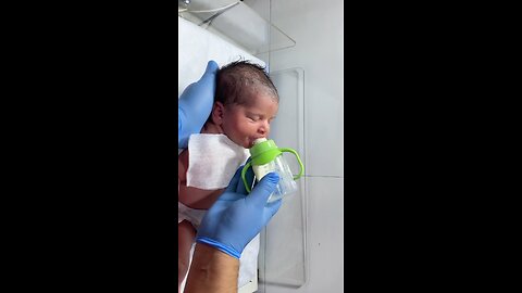 newborn baby feeding