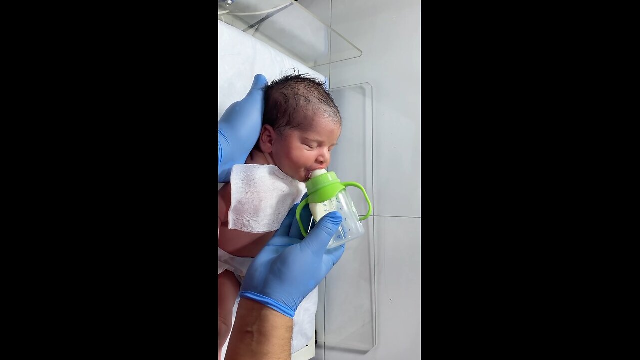 newborn baby feeding