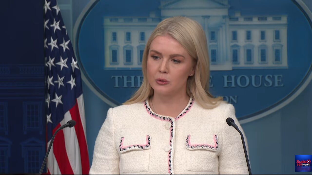 Press Secretary Karoline Leavitt Briefs Members of the Media,