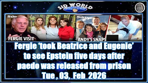 Fergie ‘took Beatrice and Eugenie’ to see Epstein five days after paedo was released from prison