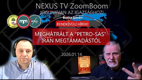 RENDKÍVÜLI HÍREK! MEGHÁTRÁLT A "PETRO-SAS" IRÁN MEGTÁMADÁSÁTÓL-Botka István / Juhász J. Zoltán