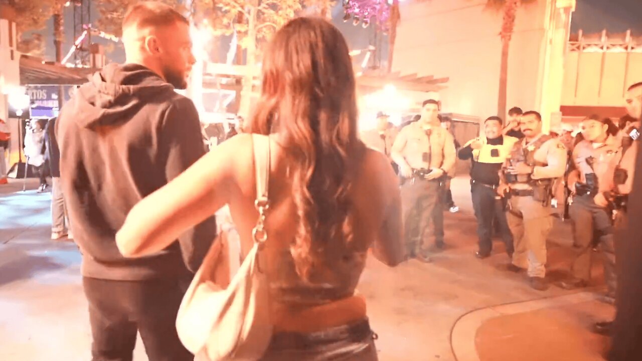 Ed Matthews Handcuffed After Swatting at Universal Studios