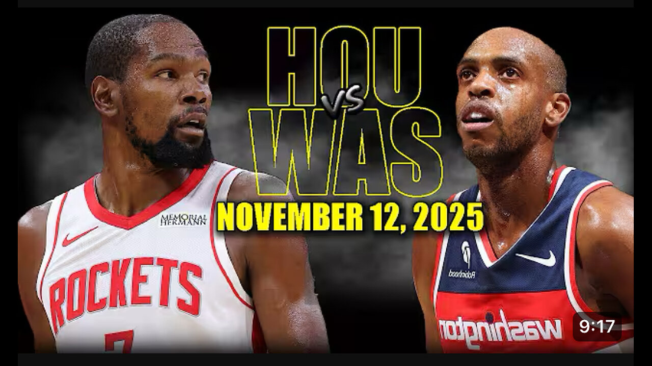 Houston Rockets vs Washington wizards game highlights