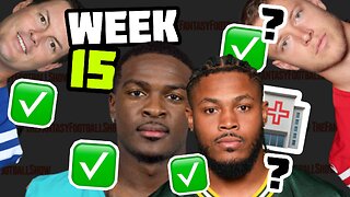Week 15 Starts & Injuries: CMC, Jacobs, Achane & more