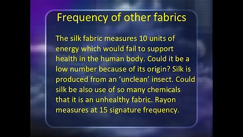 The Frequency of Fabric - Frecventa tesaturilor