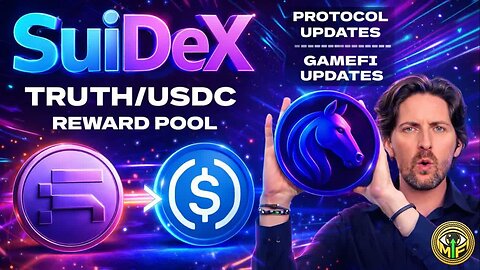 SUIDEX UPDATES: TRUTH/USDC POOL IS LIVE! GAMEFI and INDEXER NEWS!