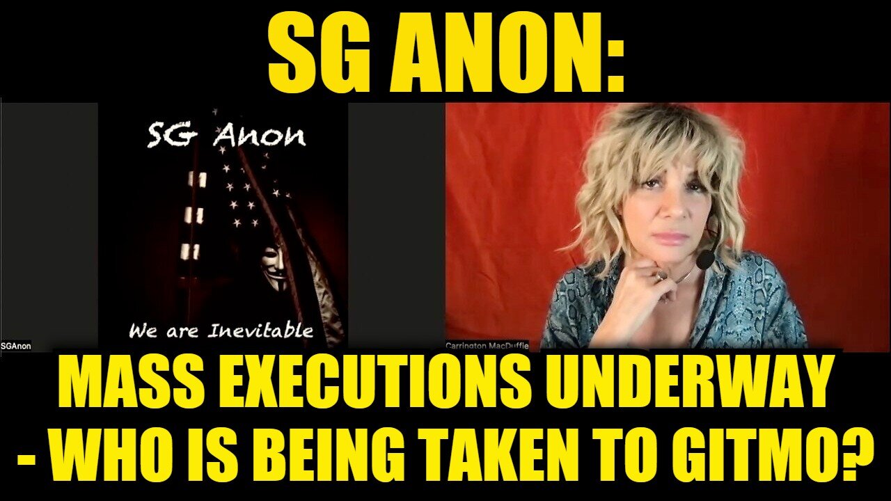 SG Anon: Mass Executions Underway - Who Is Being Taken To GITMO?