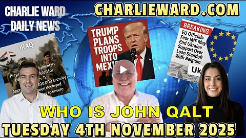 CHARLIE WARD DAILY NEWS WITH CHARLIE WARD, PAUL BROOKER & DREW DEMI TUESDAY 4TH NOVEMBER 2025