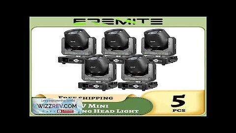 0 Tax 5Pcs Mini Beam 7R 230W Moving Head Stage Light Rainbow Review