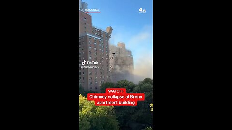Chimney collapse at Bronx apartment building! 💥🏢