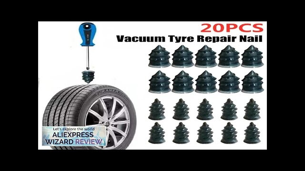 Vacuum Car Tyre Repair Rubber Nail Set Tire Screws Tubeless Repair Tools Review