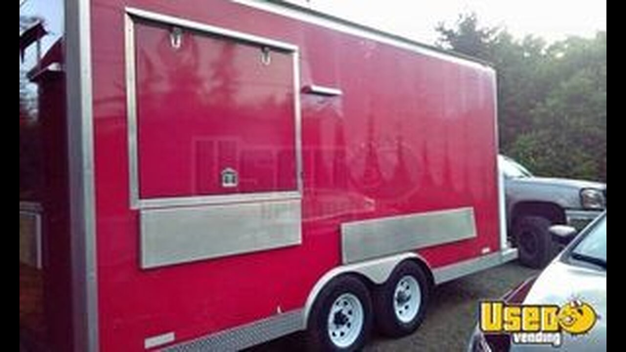 Used- Kitchen Food Concession Trailer with Bathroom for Sale in Washington!