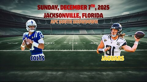 Indianapolis Colts @ Jacksonville Jaguars, Week 14, Diggin' Deeper Into the NFL