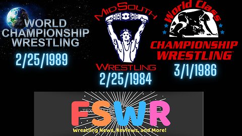 Classic Wrestling: NWA WCW 2/25/89, Mid-South Wrestling 2/25/84, WCCW 3/1/86 Recap/Review/Results