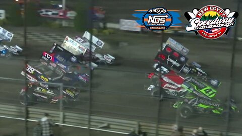 World Of Outlaws NOS Energy Drink Sprint Cars At New Egypt Speedway (10/10/2025)