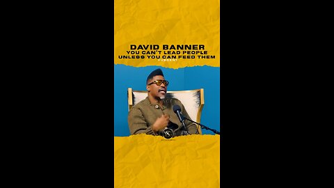 @davidbanner You can’t lead people unless you can feed them. #davidbanner 🎥 @jamalhbryant