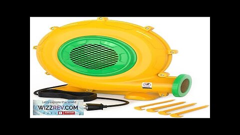 Bounce House Blower 370W Inflatable Blower with Double Sided Fan Blade Review