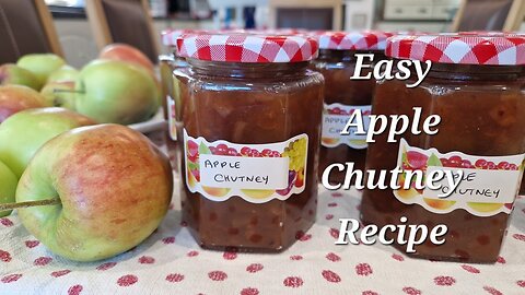 Easy apple chutney recipe 😋