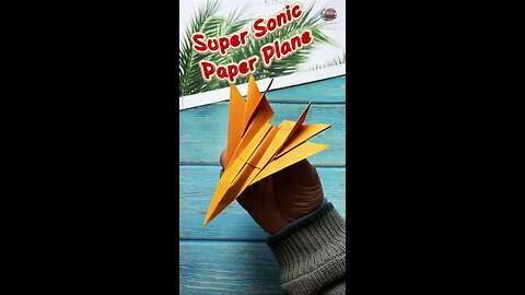 World’s Fastest Super Sonic Paper Plane ✈️🔥 | Fly Like a Jet!”