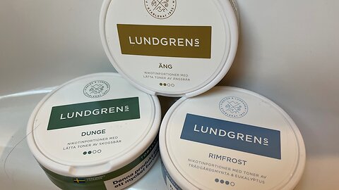 Lundgren's Äng/Dunge/Rimfrost (Nicotine Pouches) Review