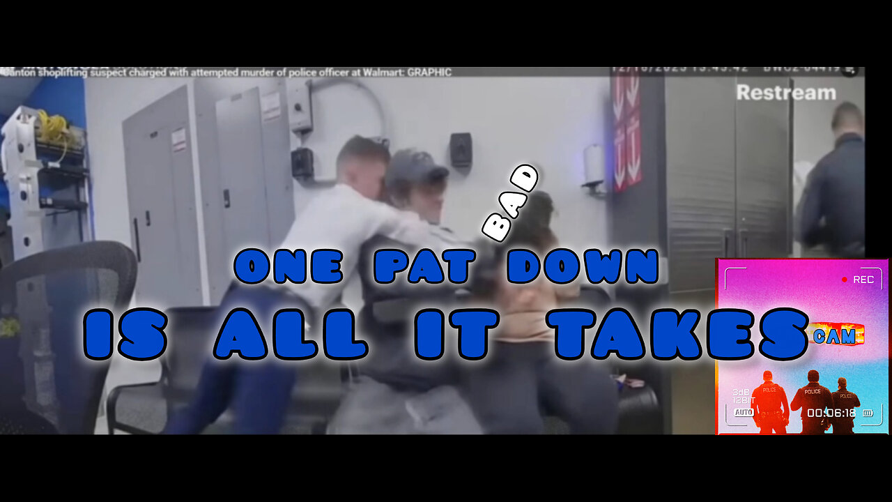 The worst pat down almost leads to cops death