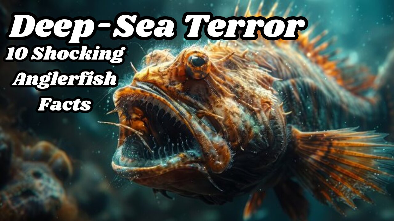 10 Shocking Facts About the Nightmare Anglerfish! | #animals #facts #viral