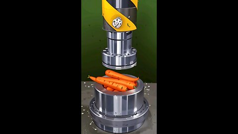 carrot vs. 150 ton hydraulic press