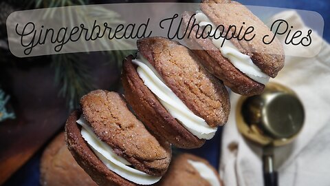 The Best Gingerbread Whoopie Pies | Irresistibly Soft and Delicious