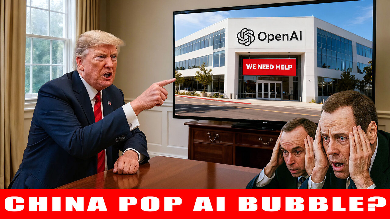 China BIG WINS AI Race - BIG TECH Begs US Gov't for Bailout When Bubble Pops
