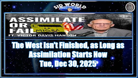 The West Isn’t Finished, as Long as Assimilation Starts Now