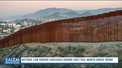 Historic Low Border Crossings During First Full Month Under Trump