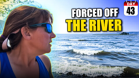 7 Kids + Mom Forced Off the River Dangerous Whitecaps | Mississippi River Adventure – Day 43
