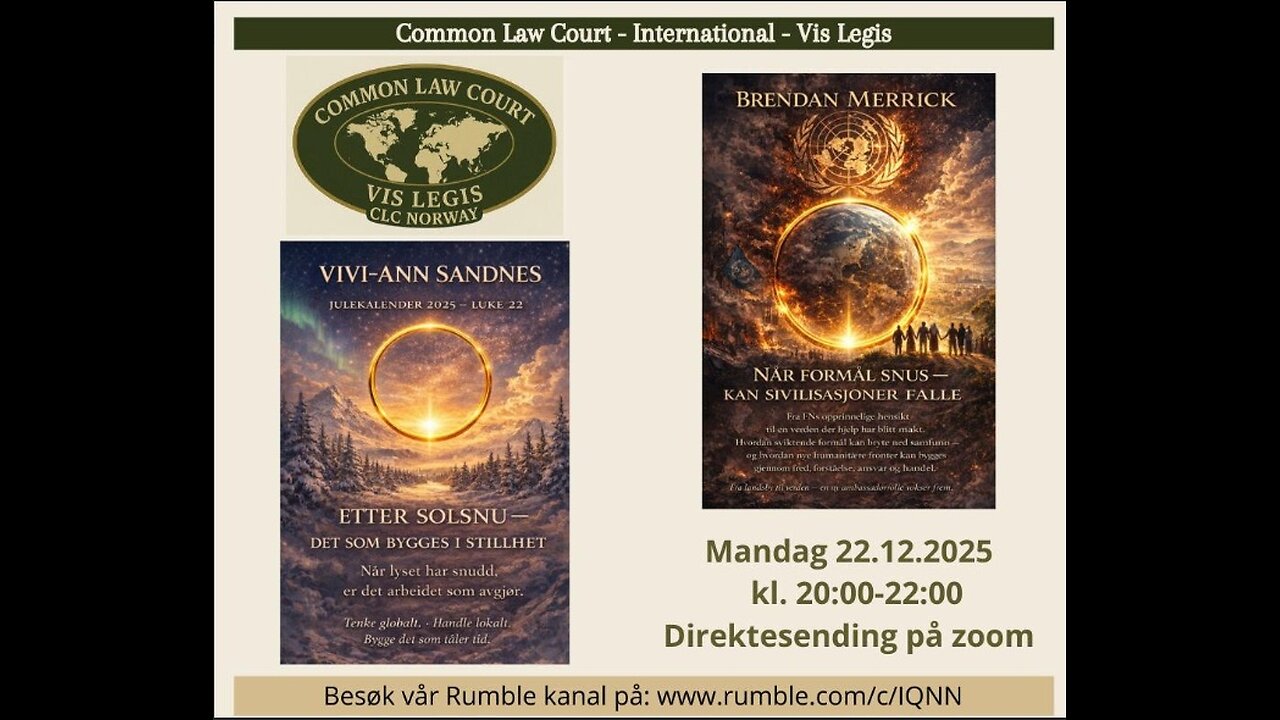 22.12.25; NEW WORLD ALLIANCES