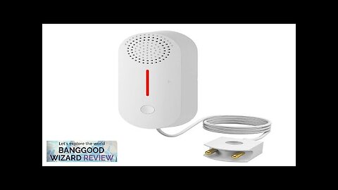 Tuya WiFi Smart Water Leakage Sensor Real-time Water Level Monitoring Overflow Leakage Review