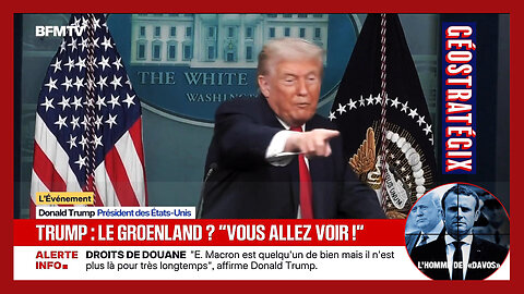 D.TRUMP tiens MACRON "l'Homme de DAVOS" dans son viseur ... (Hd 1080)
