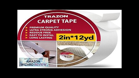 Carpet Tape Double Sided Rug Tape Grippers for Hardwood Floors Review