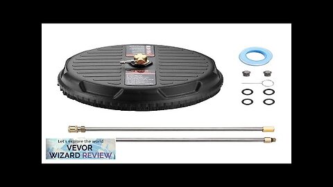 VEVOR Pressure Washer Surface Cleaner Universal 15" Pressure Washer Attachment 4000 Max Review