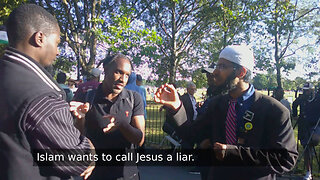 Christian vs Muslim - Jesus Did Die And Abraham Did Not Try To Kill Ishmael - Speakers Corner