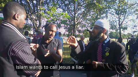 Christian vs Muslim - Jesus Did Die And Abraham Did Not Try To Kill Ishmael - Speakers Corner