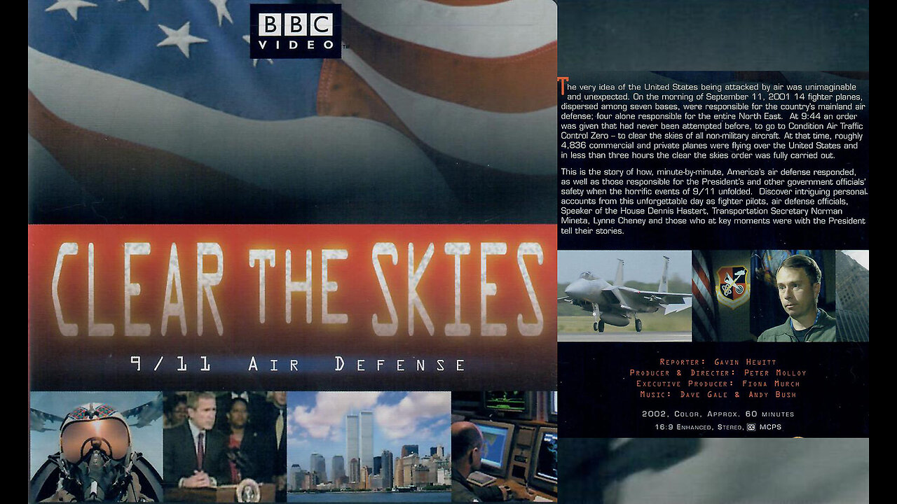 CLEAR THE SKIES - 9/11 AIR DEFENSE (2002) Widescreen [BBC Video Documentary]